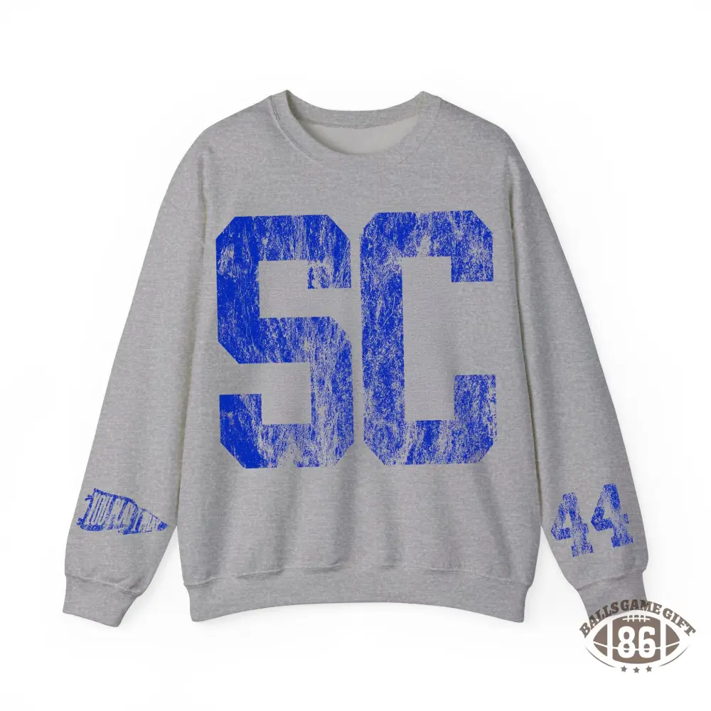 Custom Vintage Varsity Number or Letter Sweatshirt | Personalized Print Team Birthday or City Hoodie | Gifts for Sports Mom