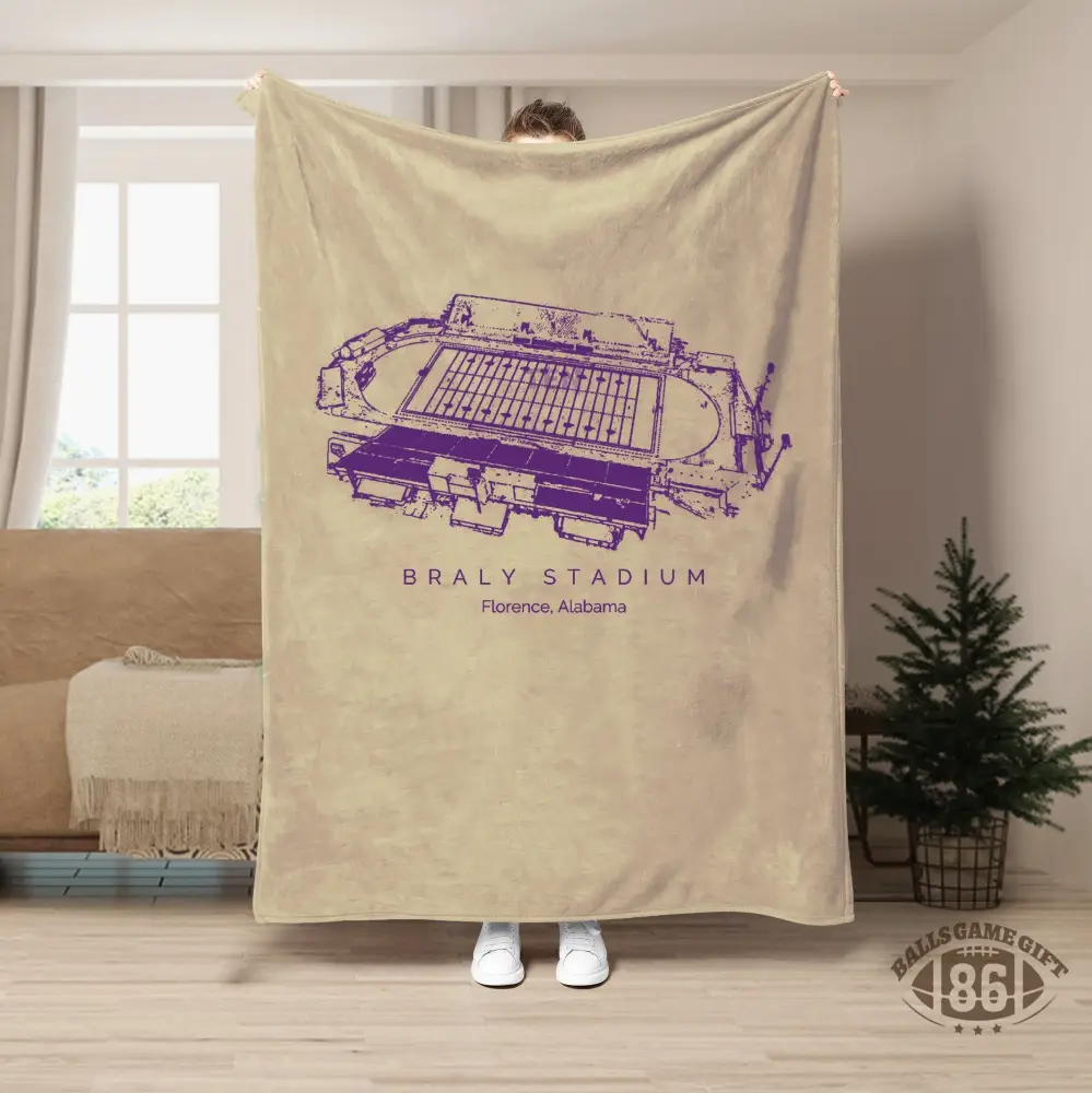 Braly Stadium - North Alabama Lions football,College Football Blanket