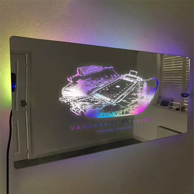 Vanderbilt Stadium Mirror Light-Gifts For Sports Lovers、Vanderbilt Commodores 、Tennessee