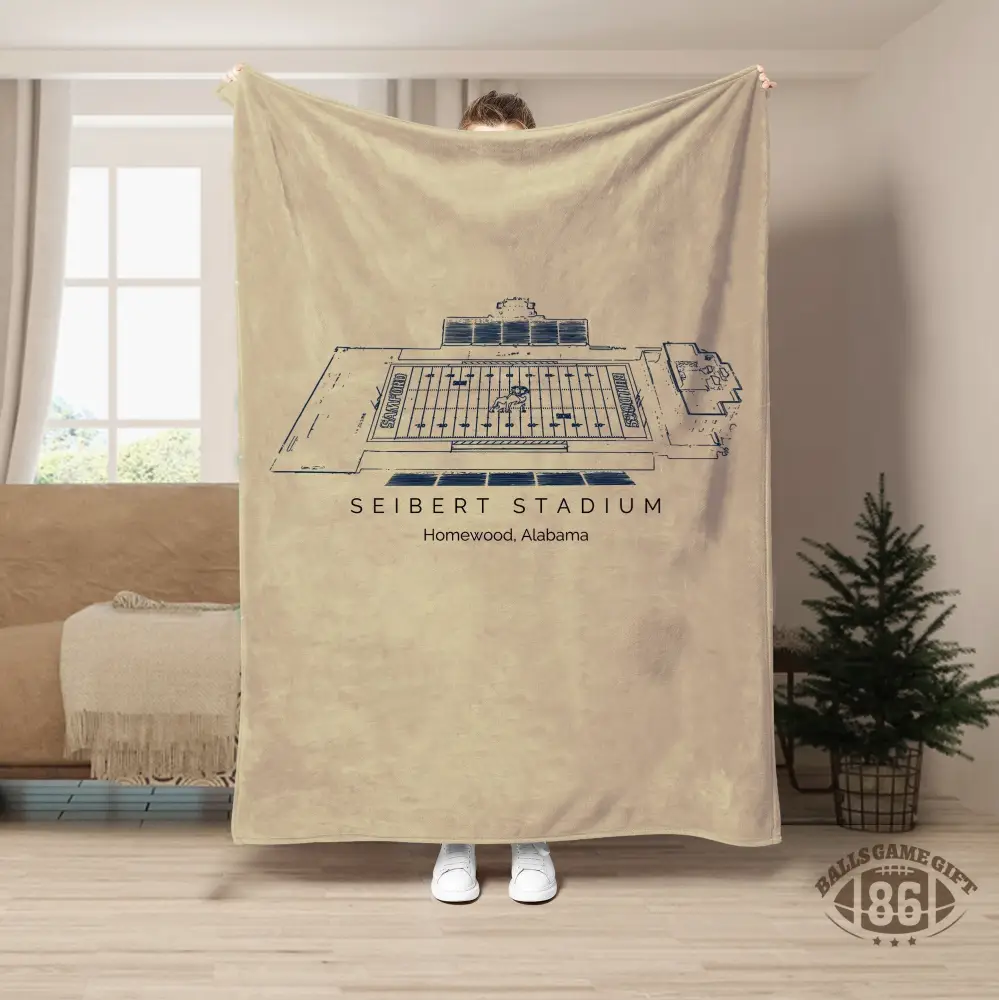 Seibert Stadium - Samford Bulldogs football,College Football Blanket