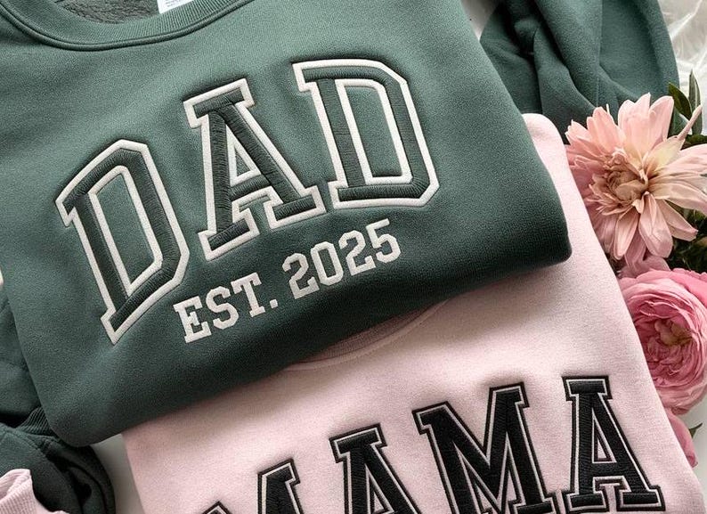  Custom Matching Parent Sweatshirt/T-shirt/Hoodie for Mother's Day and Father's Day Gifts