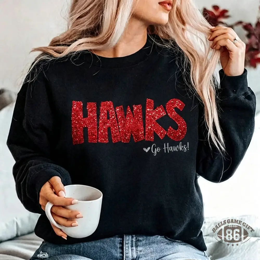 Custom Personalized Sequin Applique Gameday Team Name Mascot Sweatshirt
