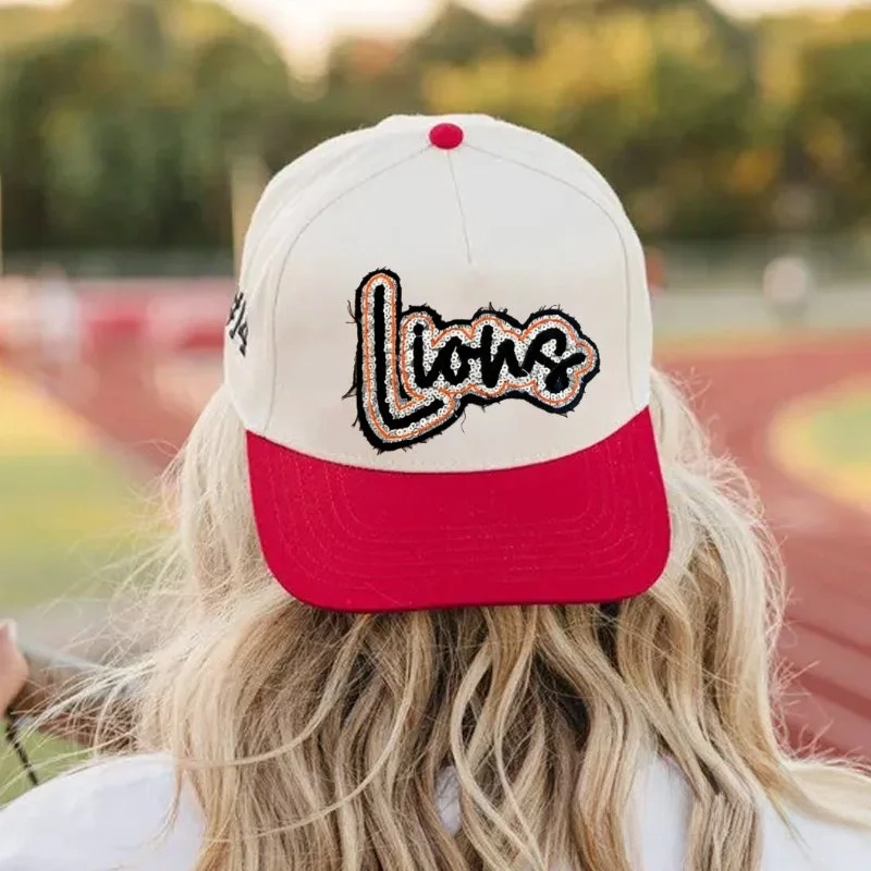 Custom Team Name Sequin Embridered Baseball Cap Sport Lover Hat