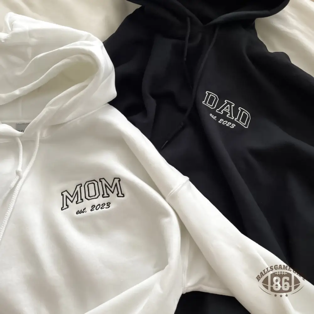  Personalized Matching Parent Crewneck with Kids Names, New Parents & Mother's Day Gift