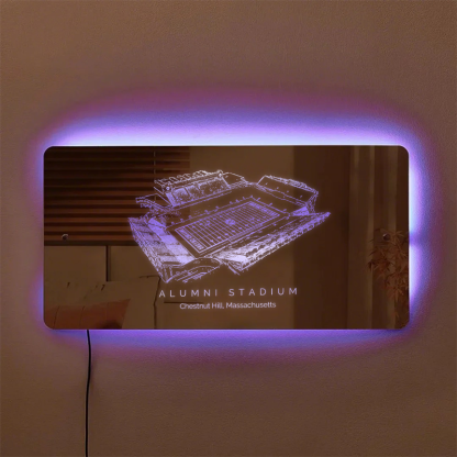Alumni  Stadium Mirror Light-Gifts For Sports Lovers、Boston College Eagles