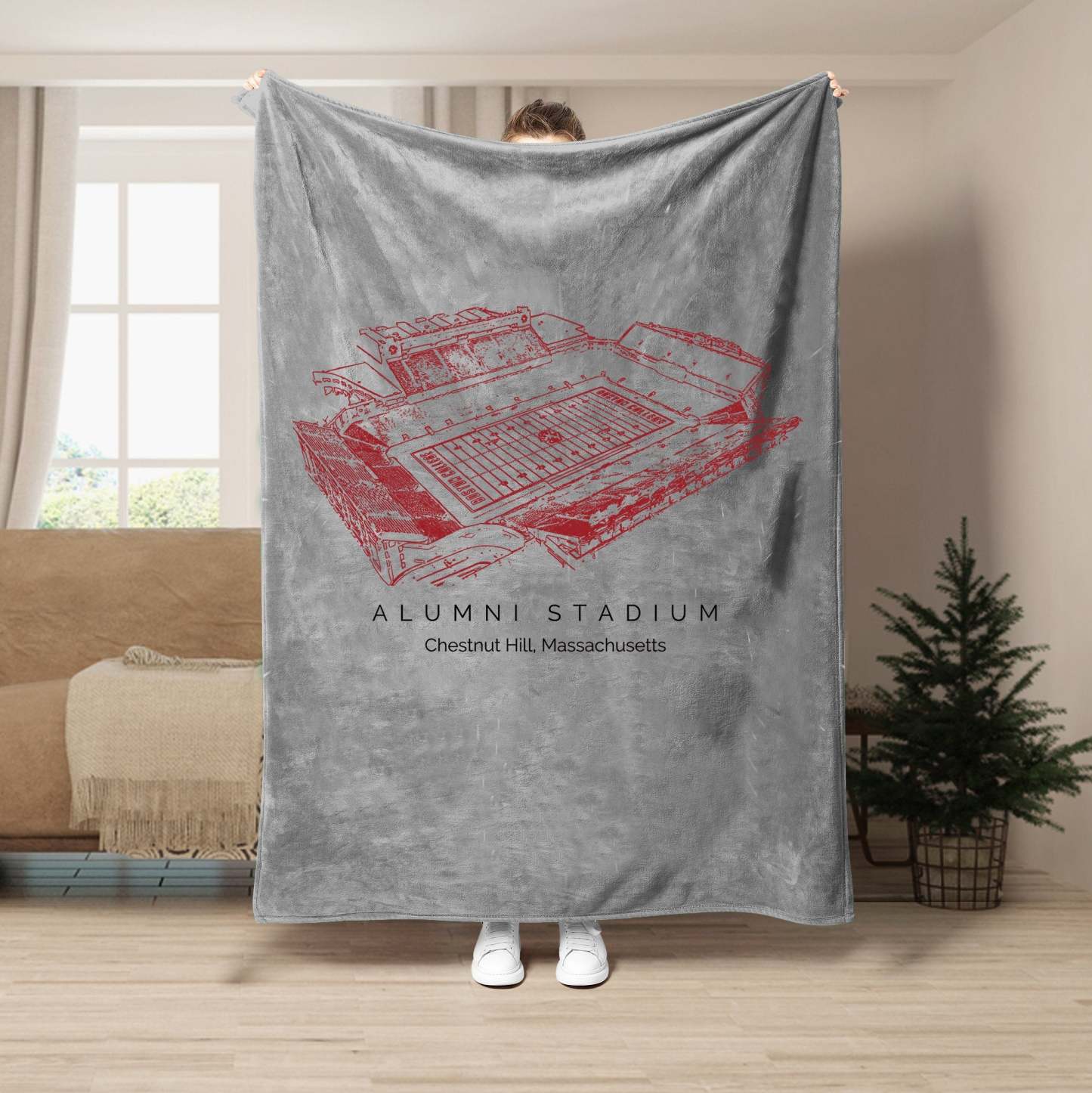 Alumni Stadium - Boston College Eagles football,College Football Blanket
