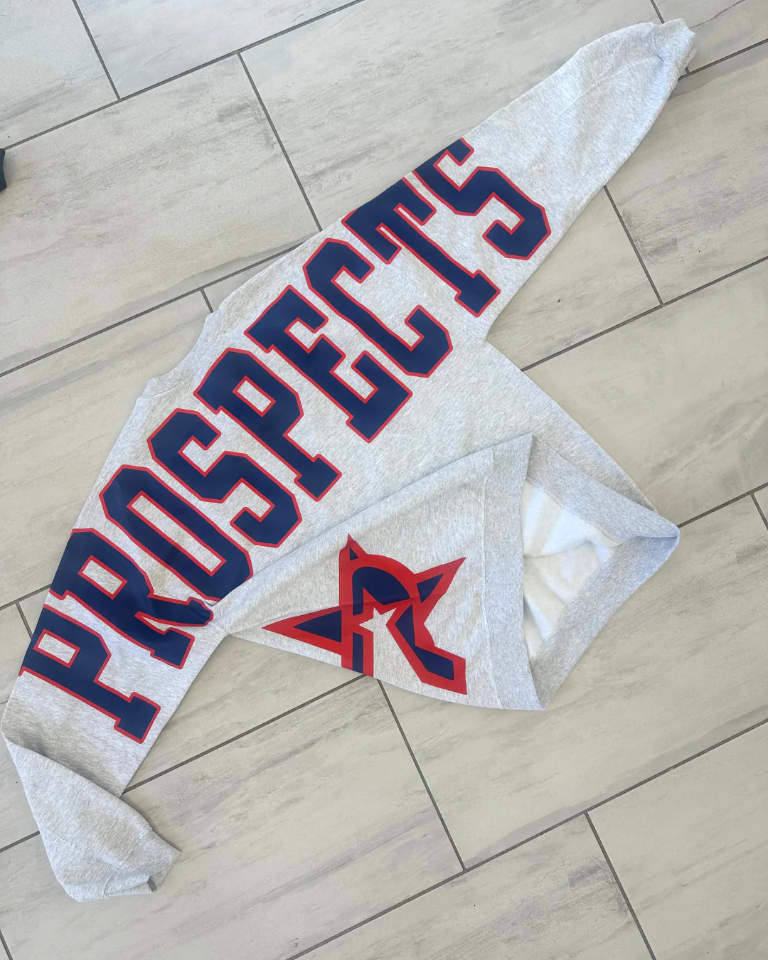 Retro Varsity Crewneck Sweatshirt, Vintage School Spirit Pullover, Oversized Casual Top