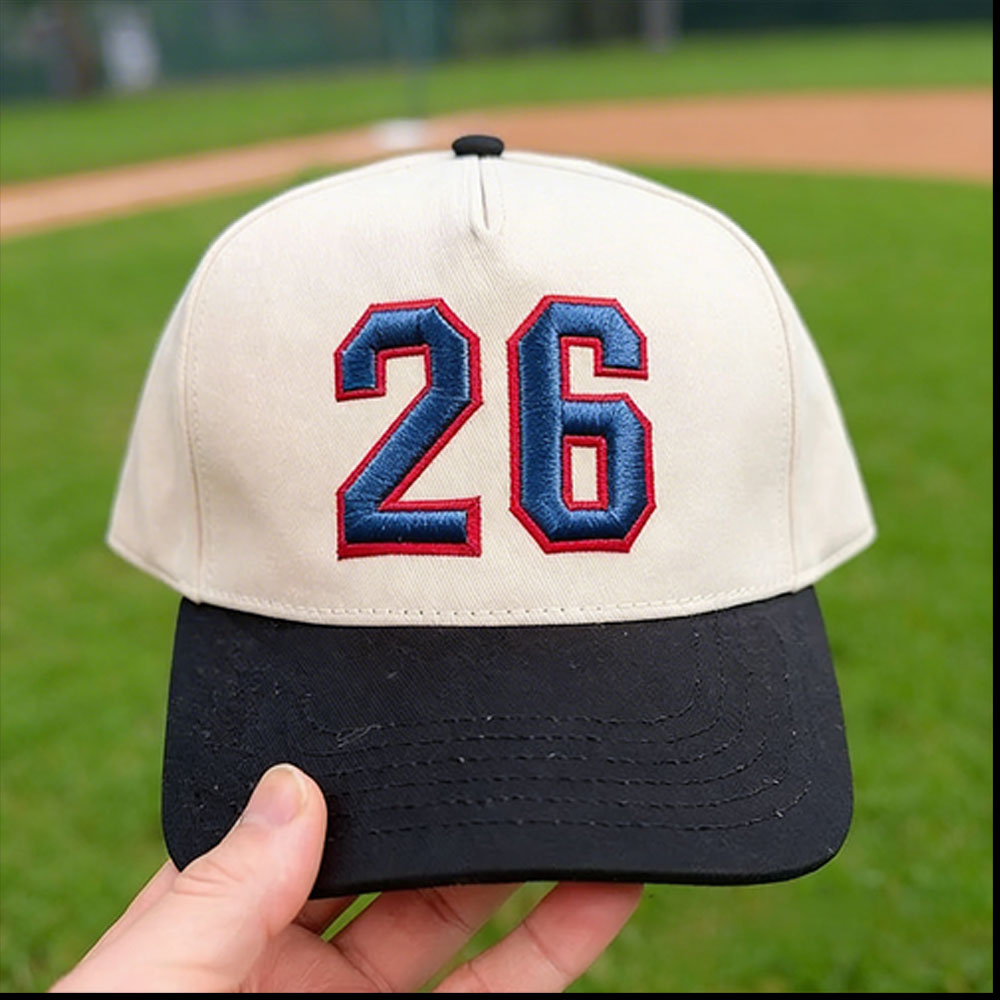 Ballsgamegift Custom Sports Number and Letter Hat Puff Embroidery Game Day Baseball Cap