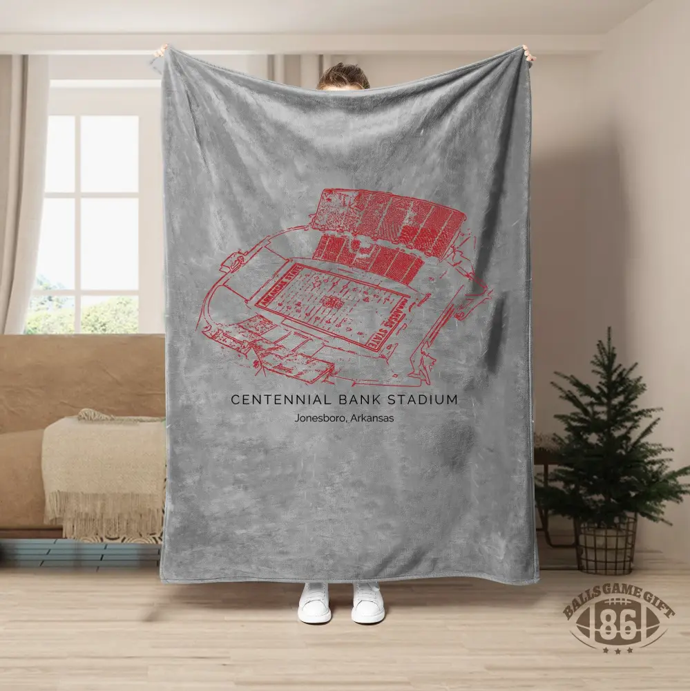 Centennial Bank Stadium - Arkansas State Red Wolves football,College Football Blanket