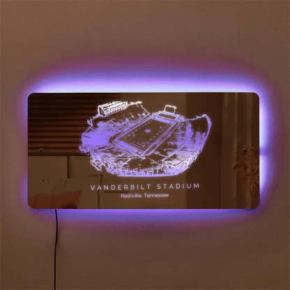 Vanderbilt Stadium Mirror Light-Gifts For Sports Lovers、Vanderbilt Commodores 、Tennessee