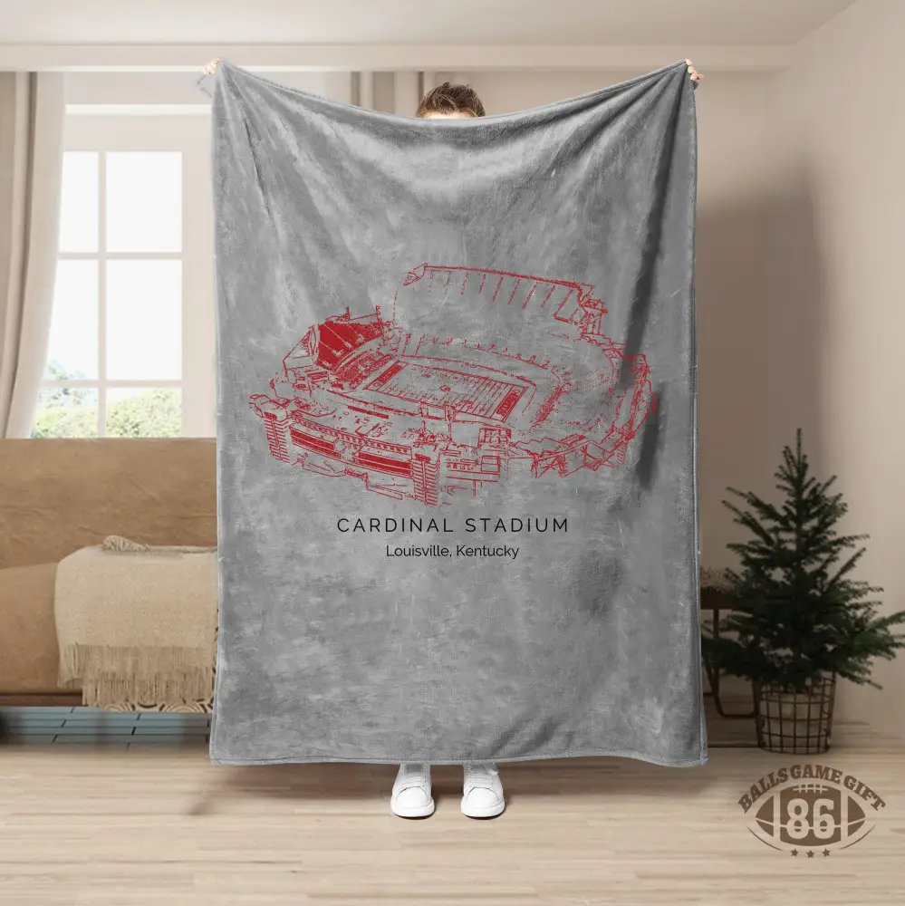 Cardinal Stadium - Louisville Cardinals football,College Football Blanket