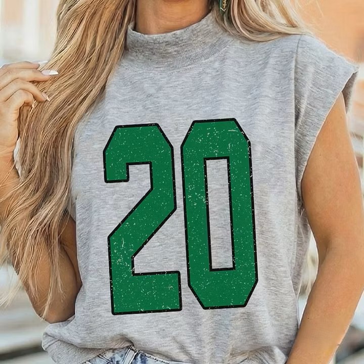 Custom Vintage Varsity Number or Letter Sport Team Mockneck Shirt– Stand-up Collar