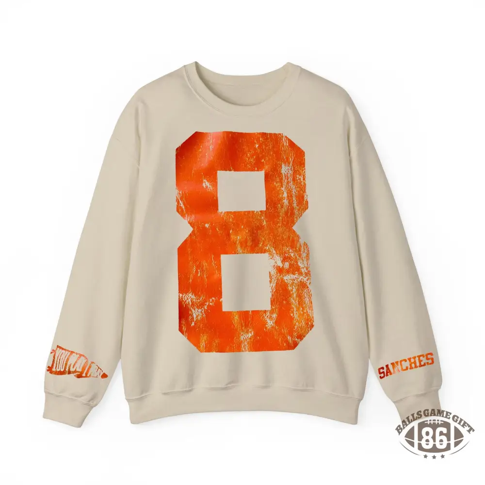 Custom Vintage Varsity Number or Letter Sweatshirt | Personalized Print Team Birthday or City Hoodie | Gifts for Sports Mom