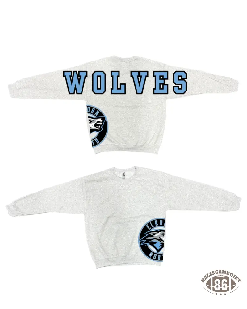 Retro Varsity Crewneck Sweatshirt, Vintage School Spirit Pullover, Oversized Casual Top