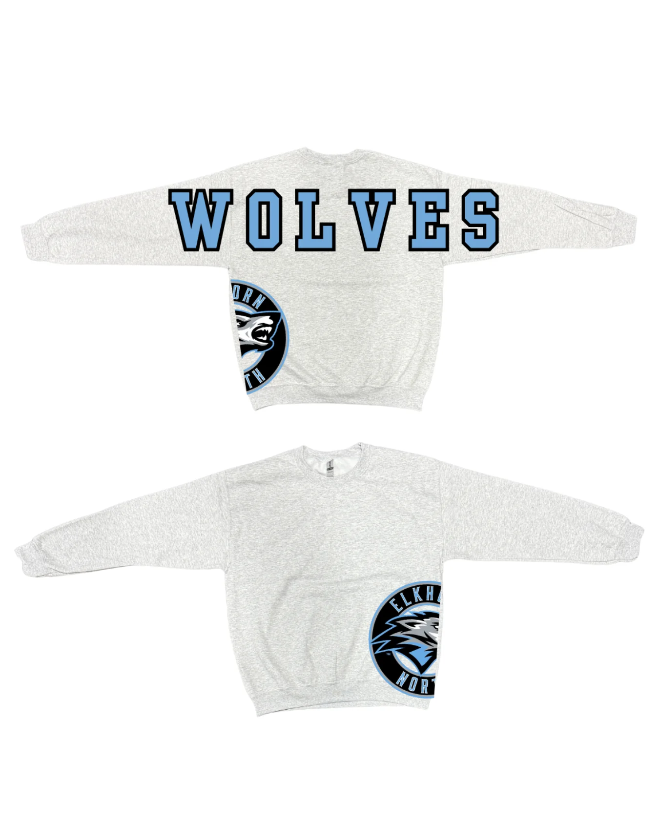 Retro Varsity Crewneck Sweatshirt, Vintage School Spirit Pullover, Oversized Casual Top