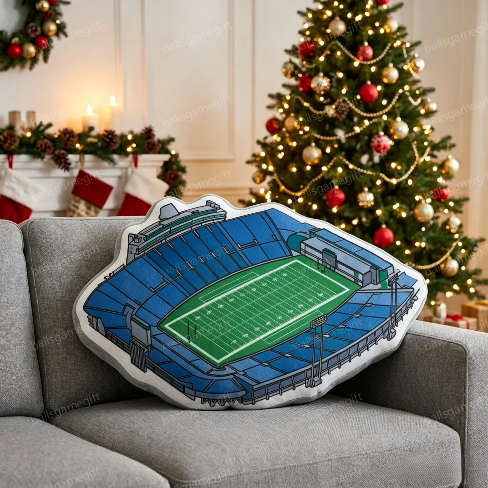 Joan C. Edwards Stadium Plush Pillow