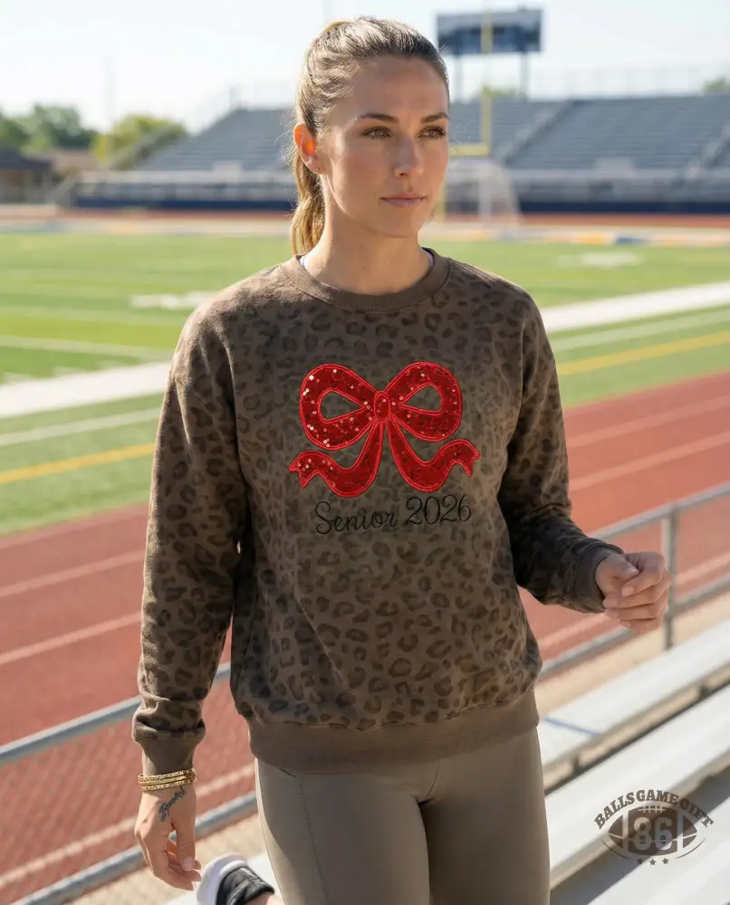 Custom Sequin Bow Sweatshirt – Vintage Style