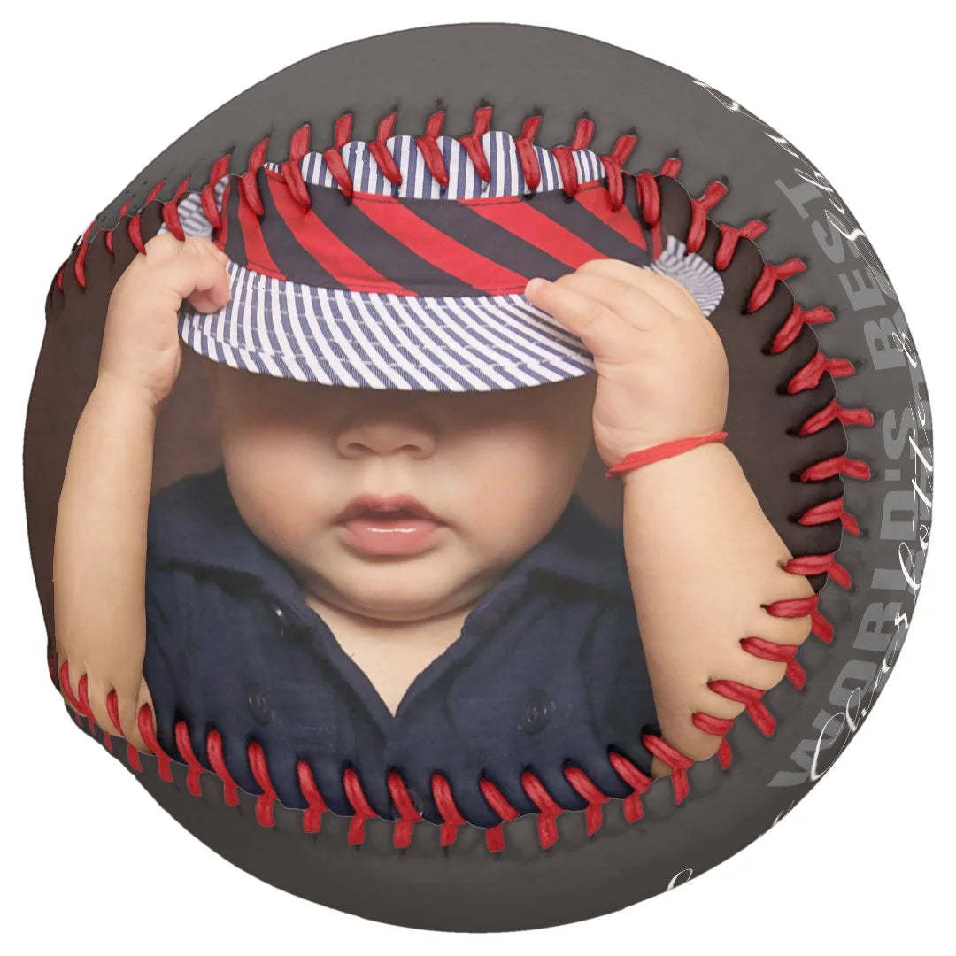 Happy Fathers Day Personalized Worlds Best Daddy Baseball