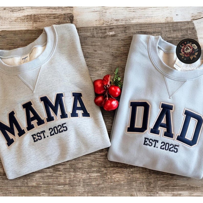  Custom Matching Parent Sweatshirt/T-shirt/Hoodie for Mother's Day and Father's Day Gifts