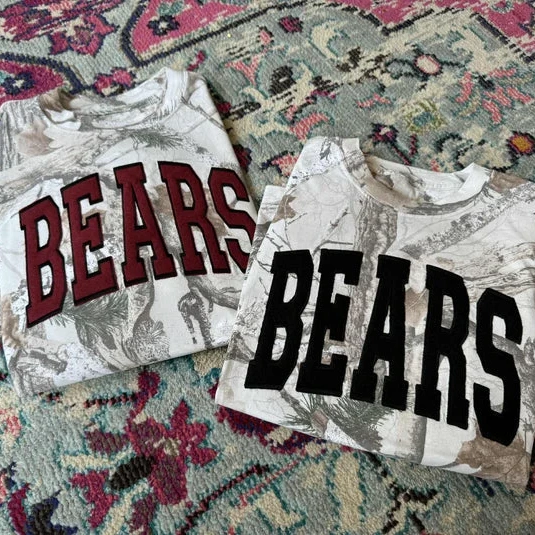 Custom Team Mascot Sweatshirt – Personalized Camo tee Gifts for Sports Mom