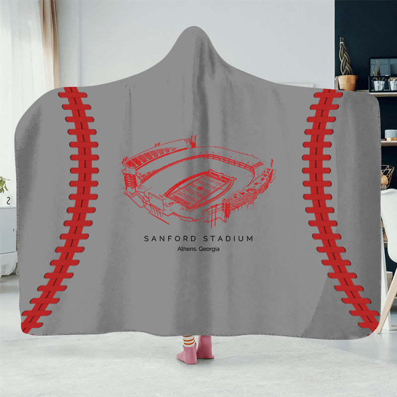 Sanford Stadium -College Football Hat Blanket