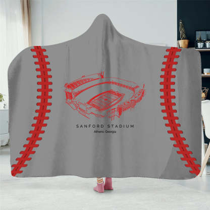 Sanford Stadium -College Football Hat Blanket