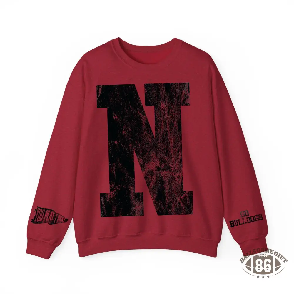 Custom Vintage Varsity Number or Letter Sweatshirt | Personalized Print Team Birthday or City Hoodie | Gifts for Sports Mom