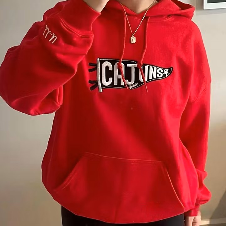 Custom Pennant Embroidered Sweatshirt - Personalized Team & School Spirit Crewneck