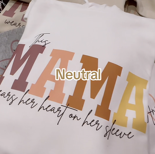 Custom Mama Embroidered Sweatshirt with Names on Sleeve Personalized Mother's Day Gift for Mom