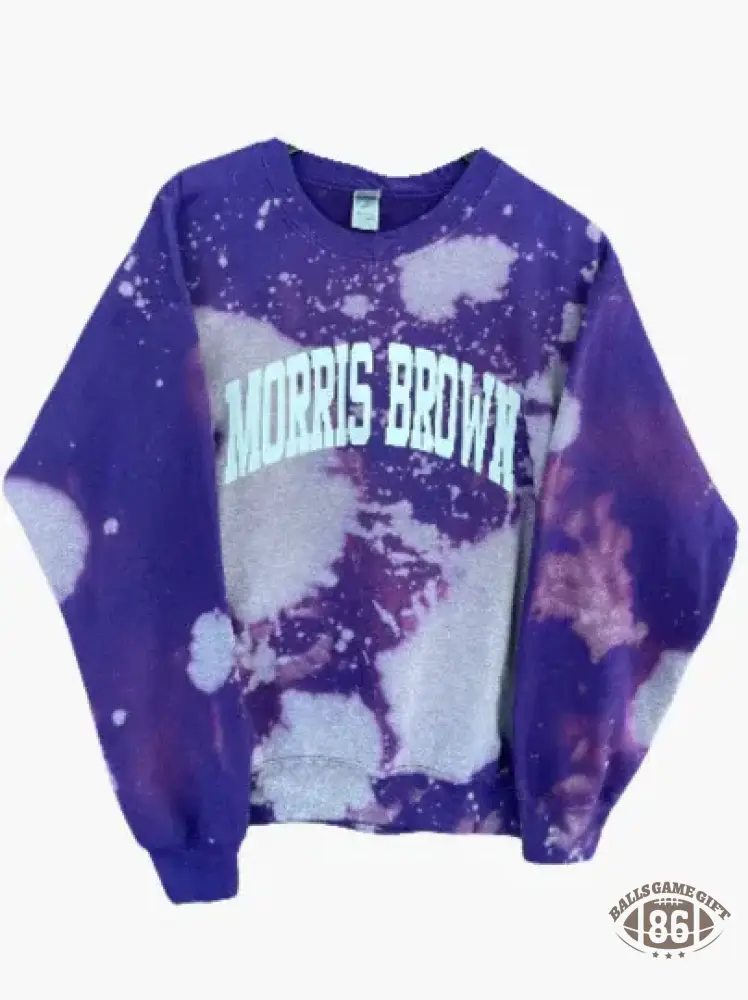 Custom State Bleached Crewneck | Premium Heat Transfer Print ✨