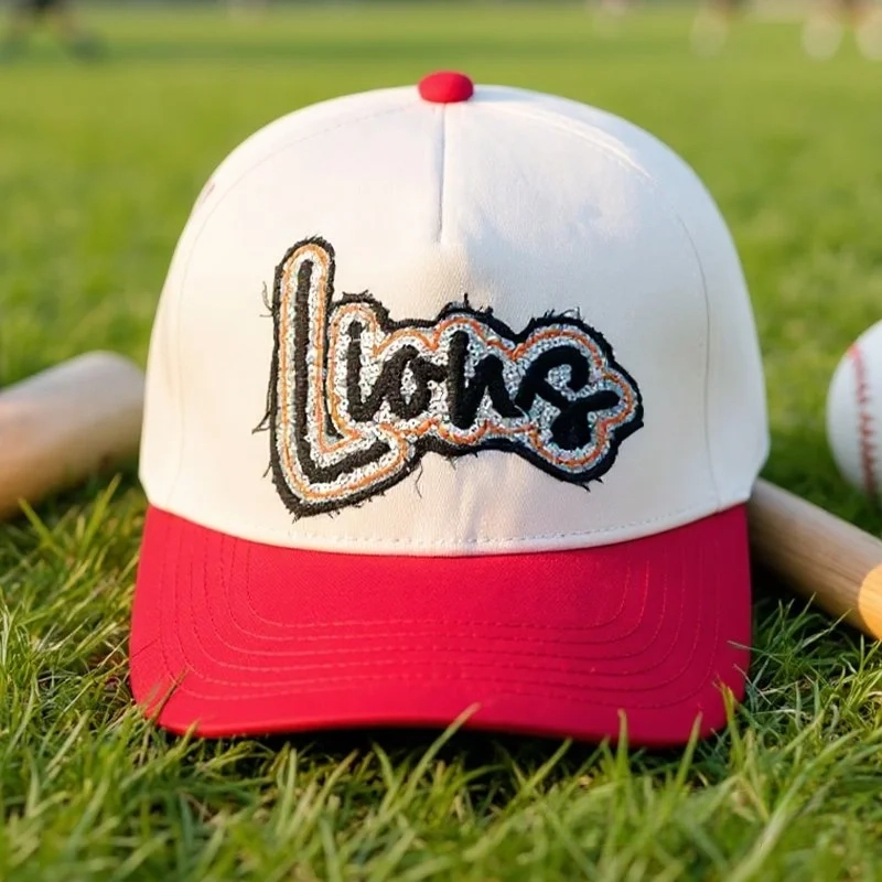 Custom Team Name Sequin Embridered Baseball Cap Sport Lover Hat