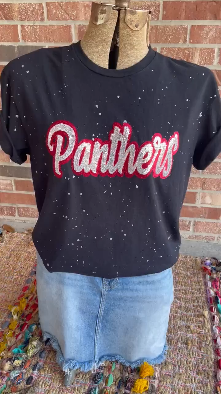✨ Sparkle Game Day T-Shirt – Personalized Team Spirit Tee
