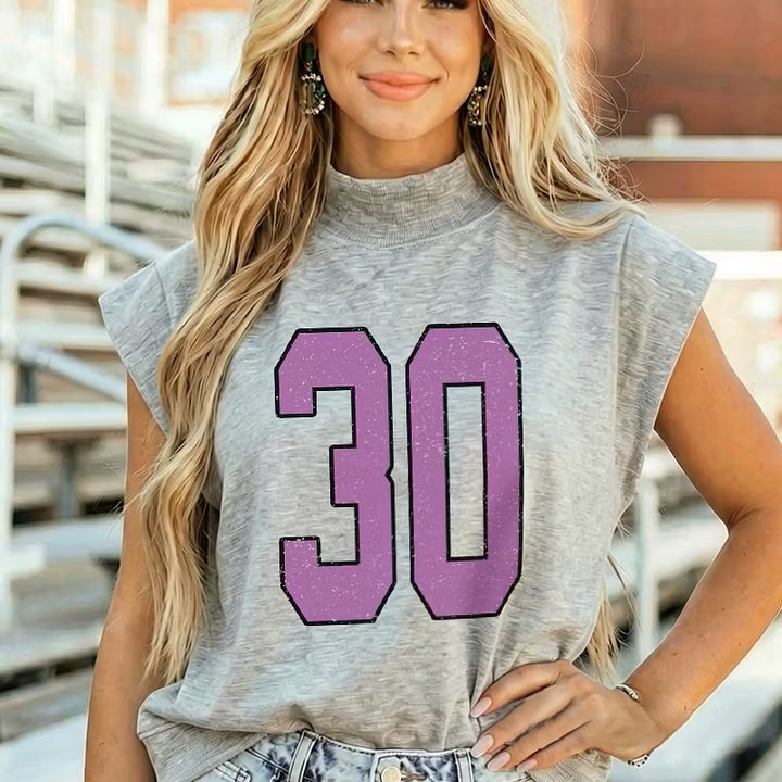 Custom Vintage Varsity Number or Letter Sport Team Mockneck Shirt– Stand-up Collar