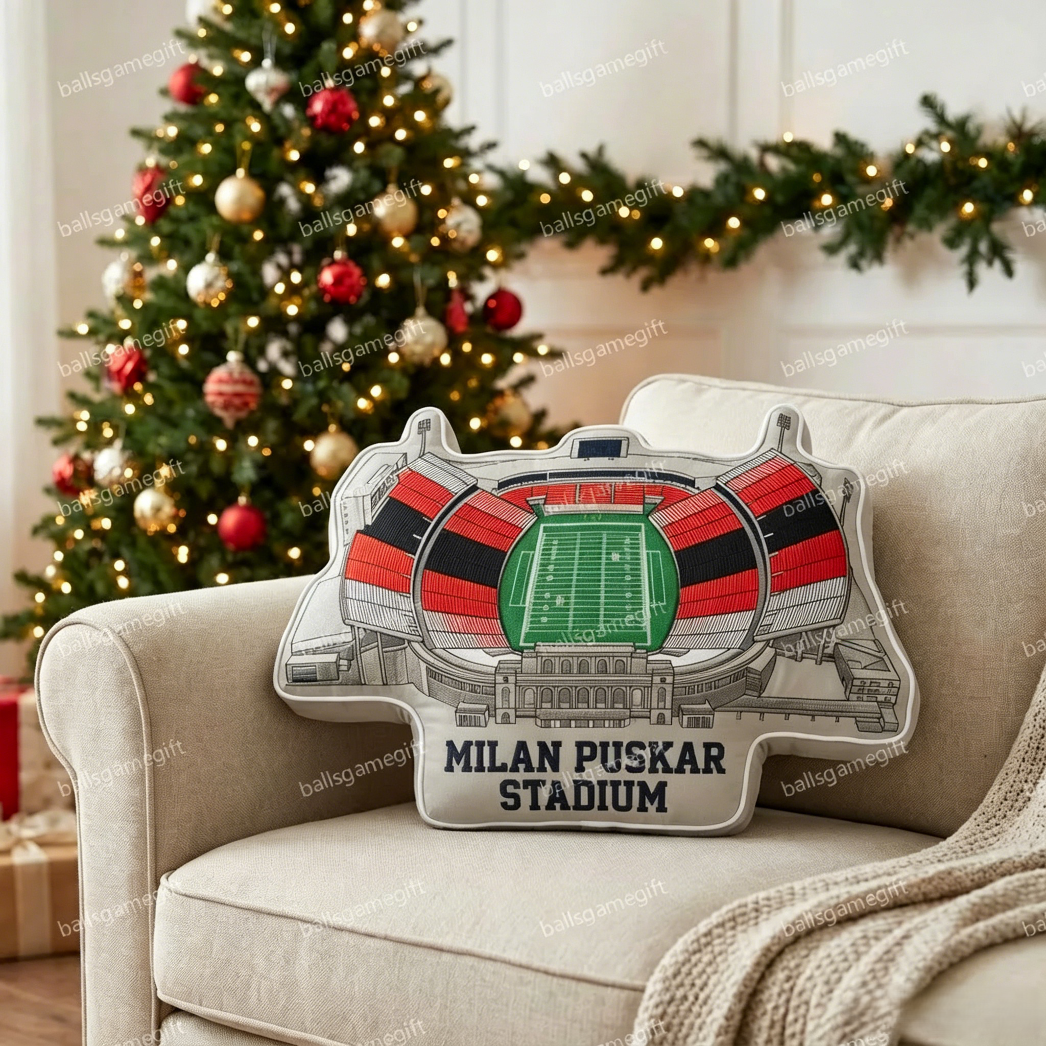 Milan Puskar Stadium Plush Pillow