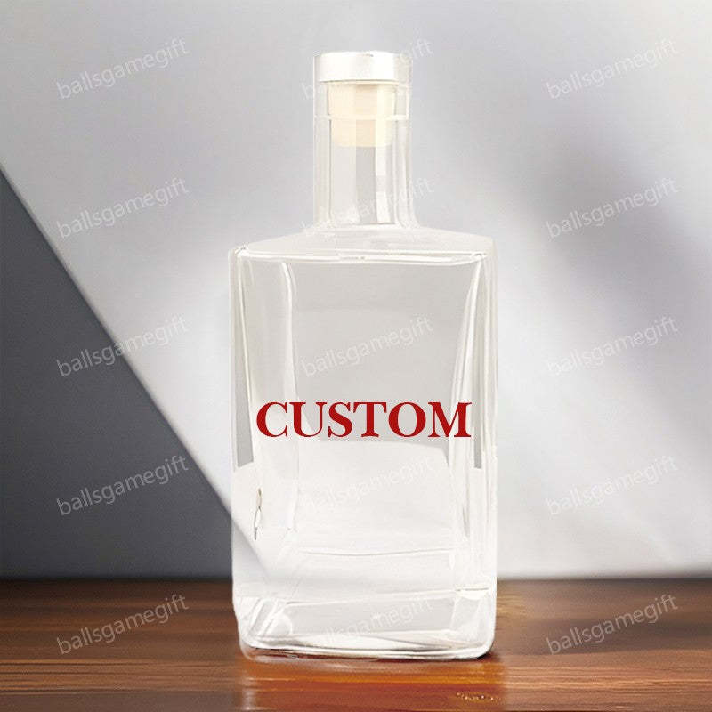 Custom Football Stadium Whiskey Bottles(Various bottle styles)-Gifts For Sports Lovers