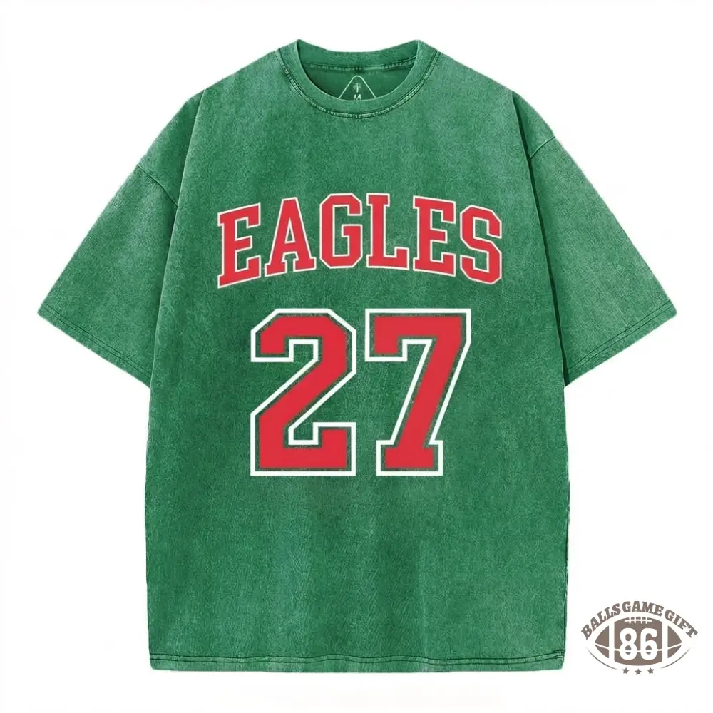 Custom Sports Number Vintage Washed T-shirt Personalized Team Jersey Style Tee