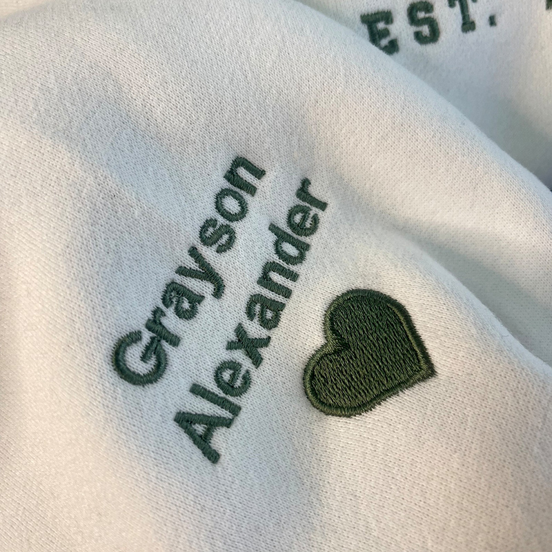  Personalized Matching Parent Crewneck with Kids Names, New Parents & Mother's Day Gift