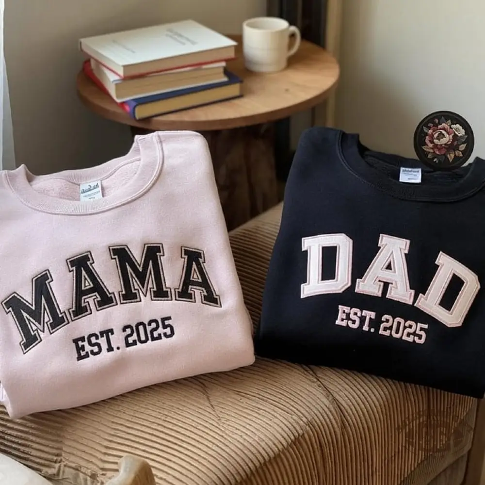  Custom Matching Parent Sweatshirt/T-shirt/Hoodie for Mother's Day and Father's Day Gifts