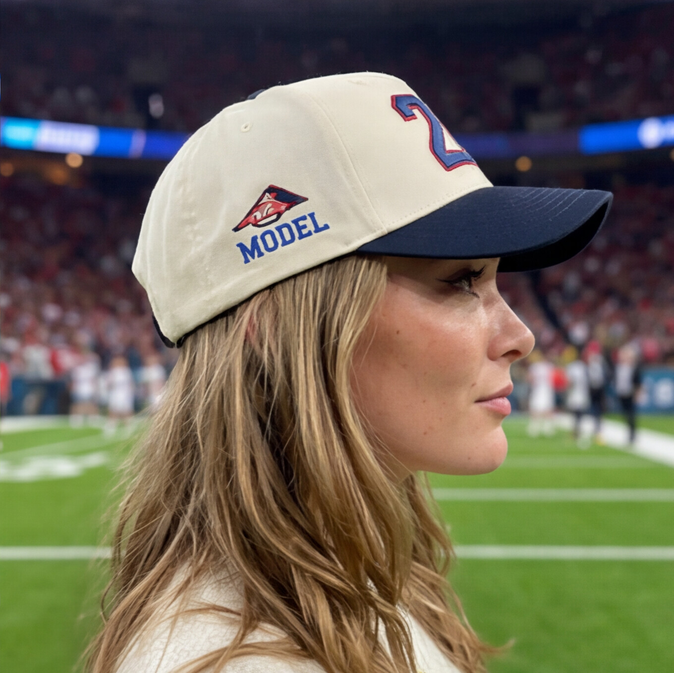 Ballsgamegift Custom Sports Number and Letter Hat Puff Embroidery Game Day Baseball Cap