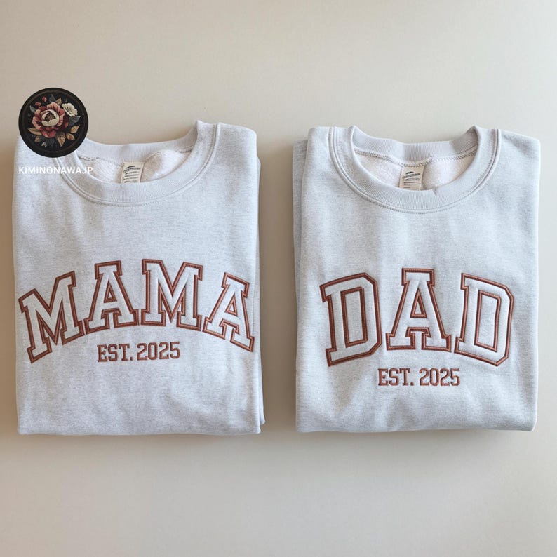  Custom Matching Parent Sweatshirt/T-shirt/Hoodie for Mother's Day and Father's Day Gifts