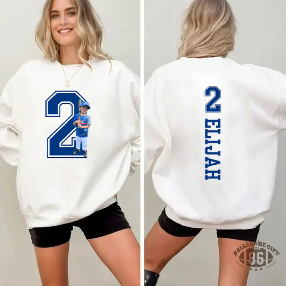 Custom Family Photo Sport T-Shirt - For Sport Lover/Fans