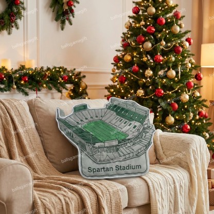 Spartan Stadium Plush Pillow