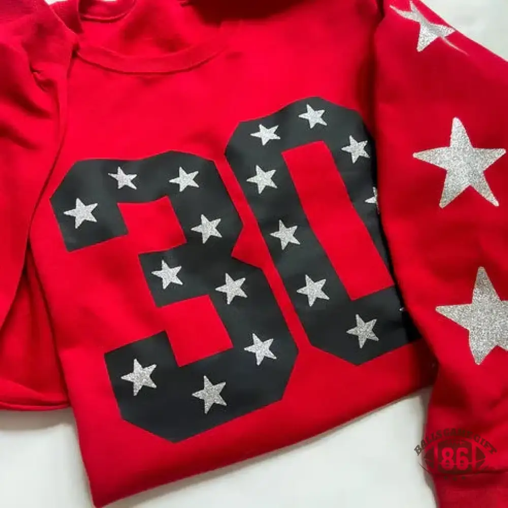 Custom Print Team Number & Letters Sweatshirt – Personalized  Numbers Sweatshirt | Gifts for Sports Mom
