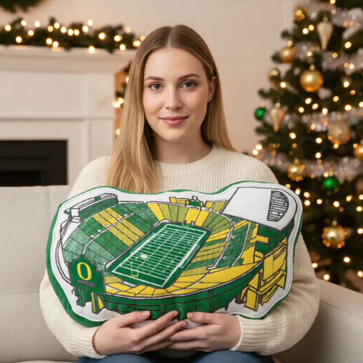 Autzen Stadium Plush Pillow