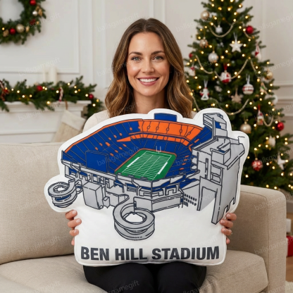 Ben Hill Stadium Plush Pillow