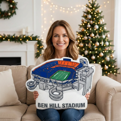 Ben Hill Stadium Plush Pillow