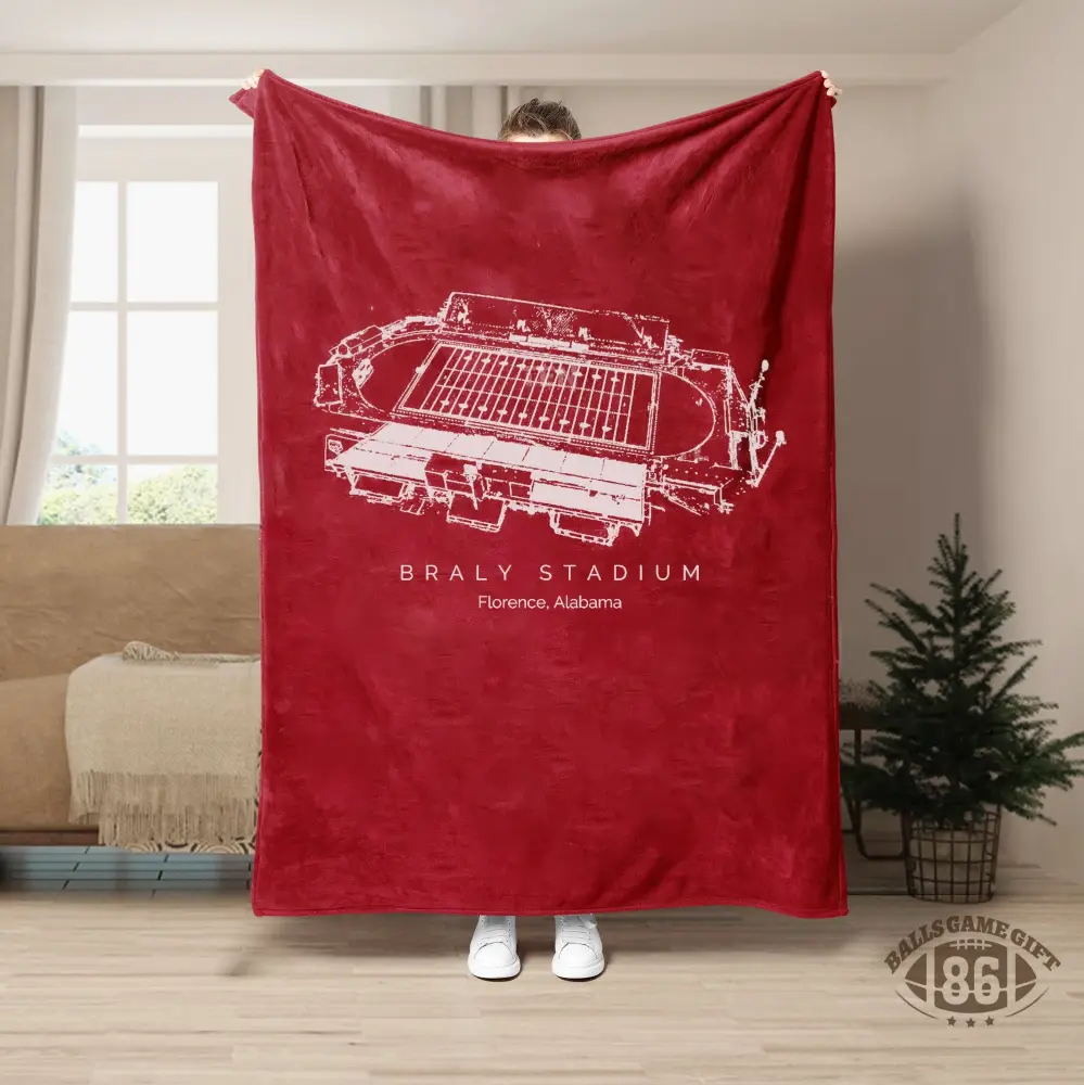 Braly Stadium - North Alabama Lions football,College Football Blanket