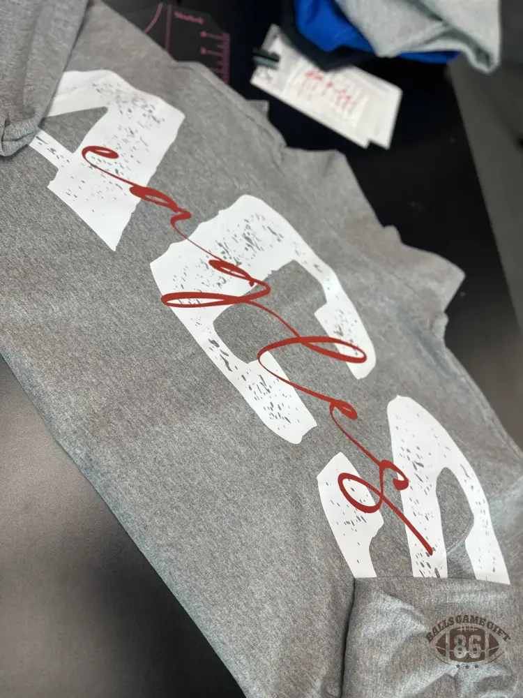Custom 1/4 Zip Distressed Big Back With Front Print