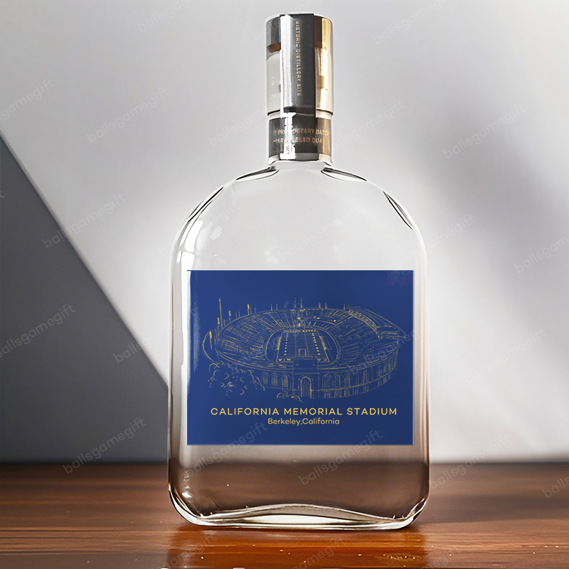 California Memorial Stadium- California Golden Bears football,Whiskey Bottles-Gifts For Sports Lovers