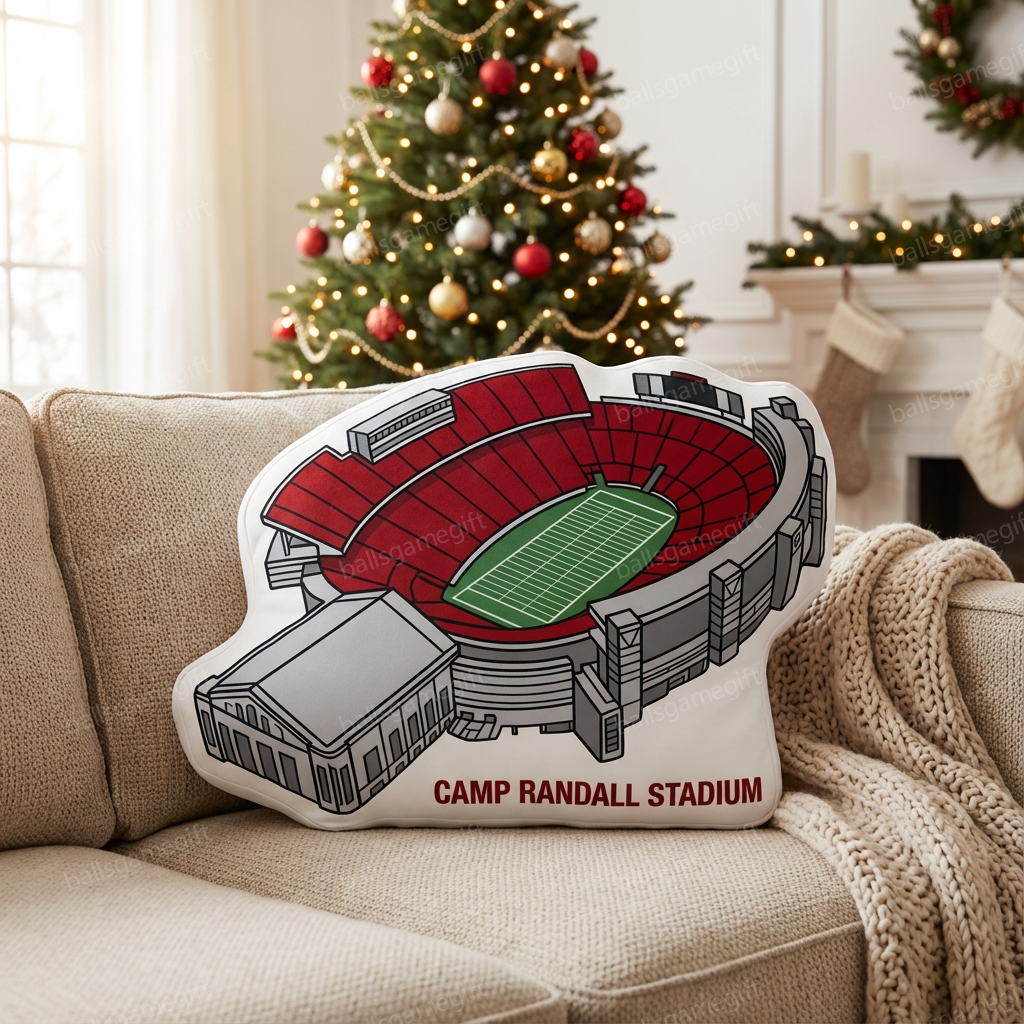 Camp Randall Stadium Plush Pillow